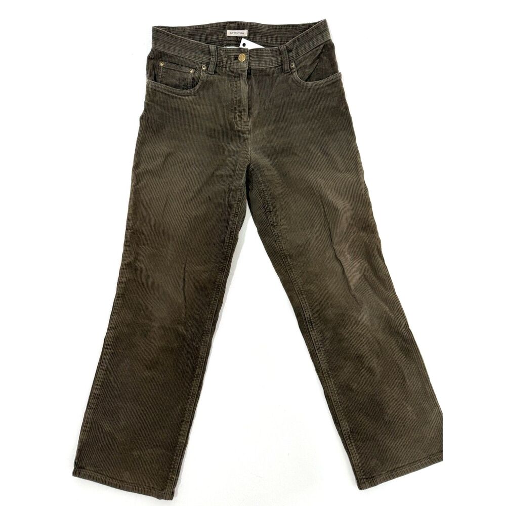 Jones New York Sport olive green corduroy pants
